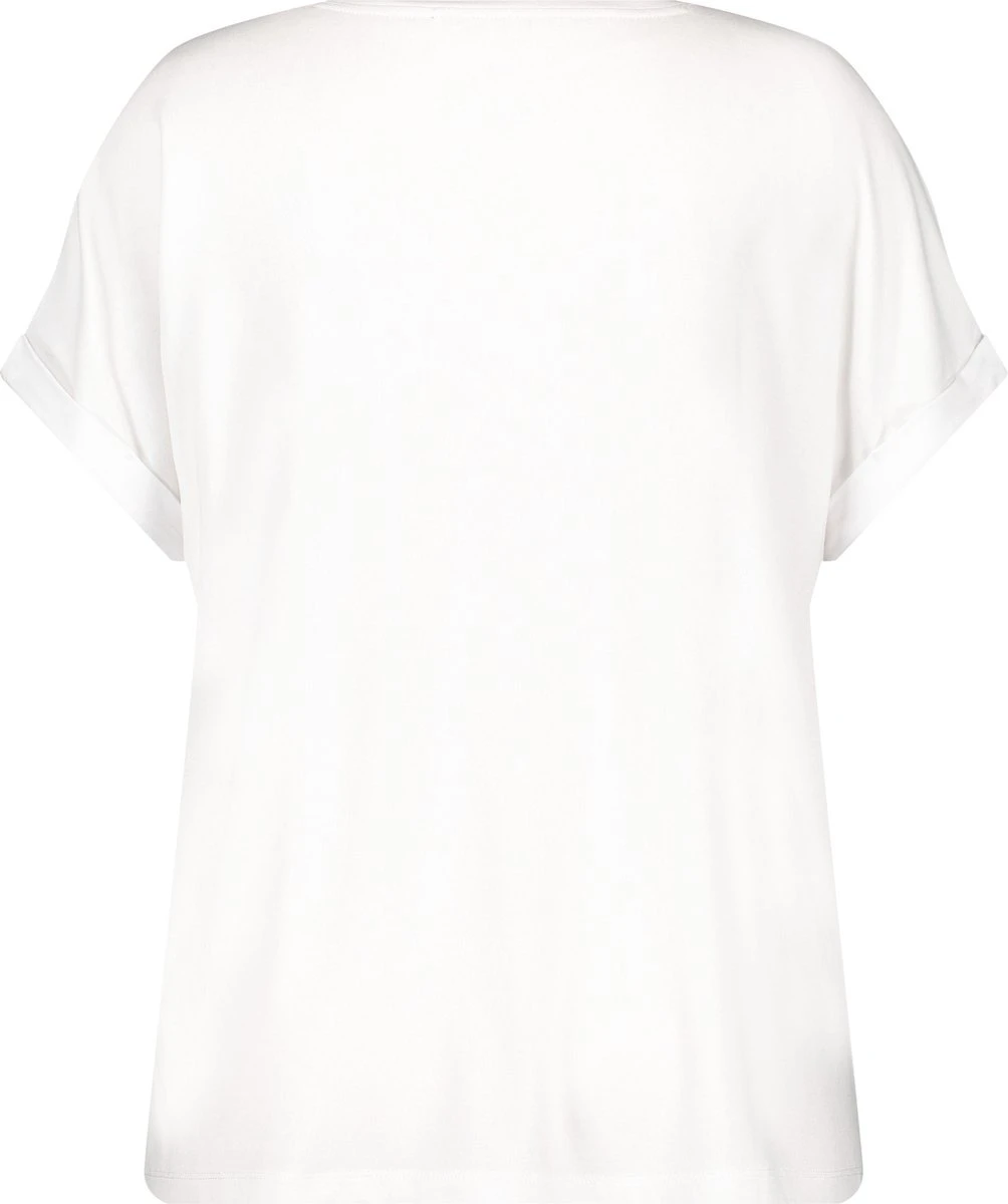 SAMOON Dames Shirt Met Korte Mouwen White Gemustert.-48 4 SAMOON Dames Shirt Met Korte Mouwen White Gemustert.-48 - Afbeelding 2