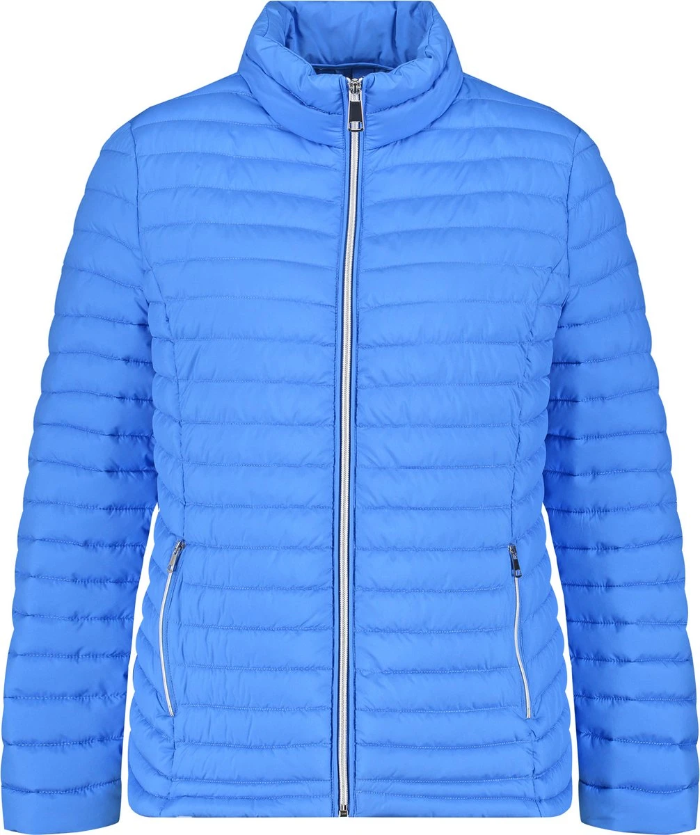 SAMOON Dames Jas Blue Bonnet-56 6 SAMOON Dames Jas Blue Bonnet-56 - Afbeelding 4