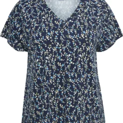 Fransa Plus Size Selection FPFLORAL TEE 1 Dames T-shirt - Maat 50/52