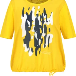 SAMOON Dames Shirt Met Halflange Mouwen Light Sun Gemustert-48 -Pantalonix Verkoopwinkel 1033x1200 1