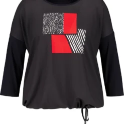 SAMOON Dames Shirt Navy Gemustert-50 12 SAMOON Dames Shirt Navy Gemustert-50 -Pantalonix Verkoopwinkel 1052x1200 8