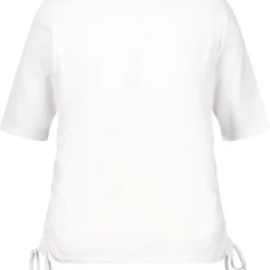 SAMOON Dames T-shirt White Gemustert.-56