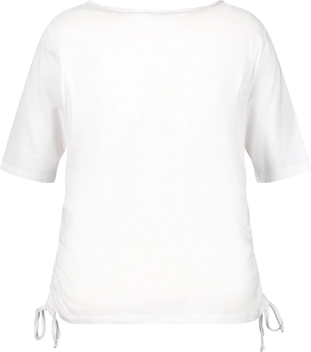 SAMOON Dames T-shirt White Gemustert.-52 5 SAMOON Dames T-shirt White Gemustert.-52 - Afbeelding 3