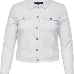 Only Carmakoma Spijkerjas Carwespa Wit 52