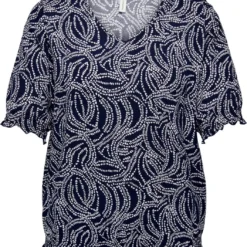 Only Carmakoma Carnova Lolli Top Blauw Maat 48