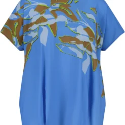 SAMOON Dames Shirt Blue Bonnet Gemustert-48 13 SAMOON Dames Shirt Blue Bonnet Gemustert-48 -Pantalonix Verkoopwinkel 1067x1200 3