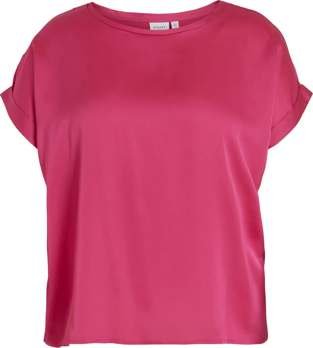 EVOKED VILA VIELLETTE S/S SATIN TOP/SU/CUR - NOOS Dames - Maat 48 3 EVOKED VILA VIELLETTE S/S SATIN TOP/SU/CUR - NOOS Dames - Maat 48