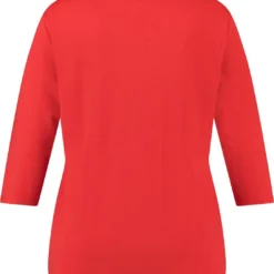 SAMOON Dames Shirt Met 3/4-mouwen Power Red Gemustert-50 12 SAMOON Dames Shirt Met 3/4-mouwen Power Red Gemustert-50 -Pantalonix Verkoopwinkel 1085x1200 5