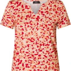 YESTA Hinte Tops - Light Camel/Multi Co - Maat 0(46) -Pantalonix Verkoopwinkel 1097x1200