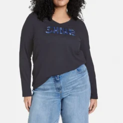 SAMOON Dames Longsleeve Navy Gemustert-48 -Pantalonix Verkoopwinkel 1137x1200 2