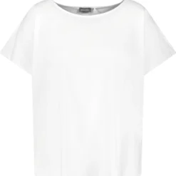 SAMOON Dames T-shirt White-56
