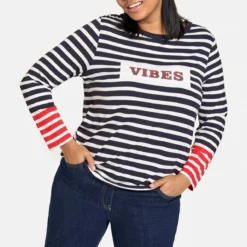 SAMOON Dames Longsleeve Navy - Offwhite Ringel-50 13 SAMOON Dames Longsleeve Navy - Offwhite Ringel-50 -Pantalonix Verkoopwinkel 1193x1200