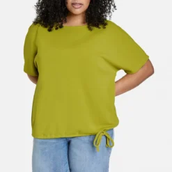 SAMOON Dames Shirt Met Korte Mouwen Citronella-46 -Pantalonix Verkoopwinkel 1200x1167 1