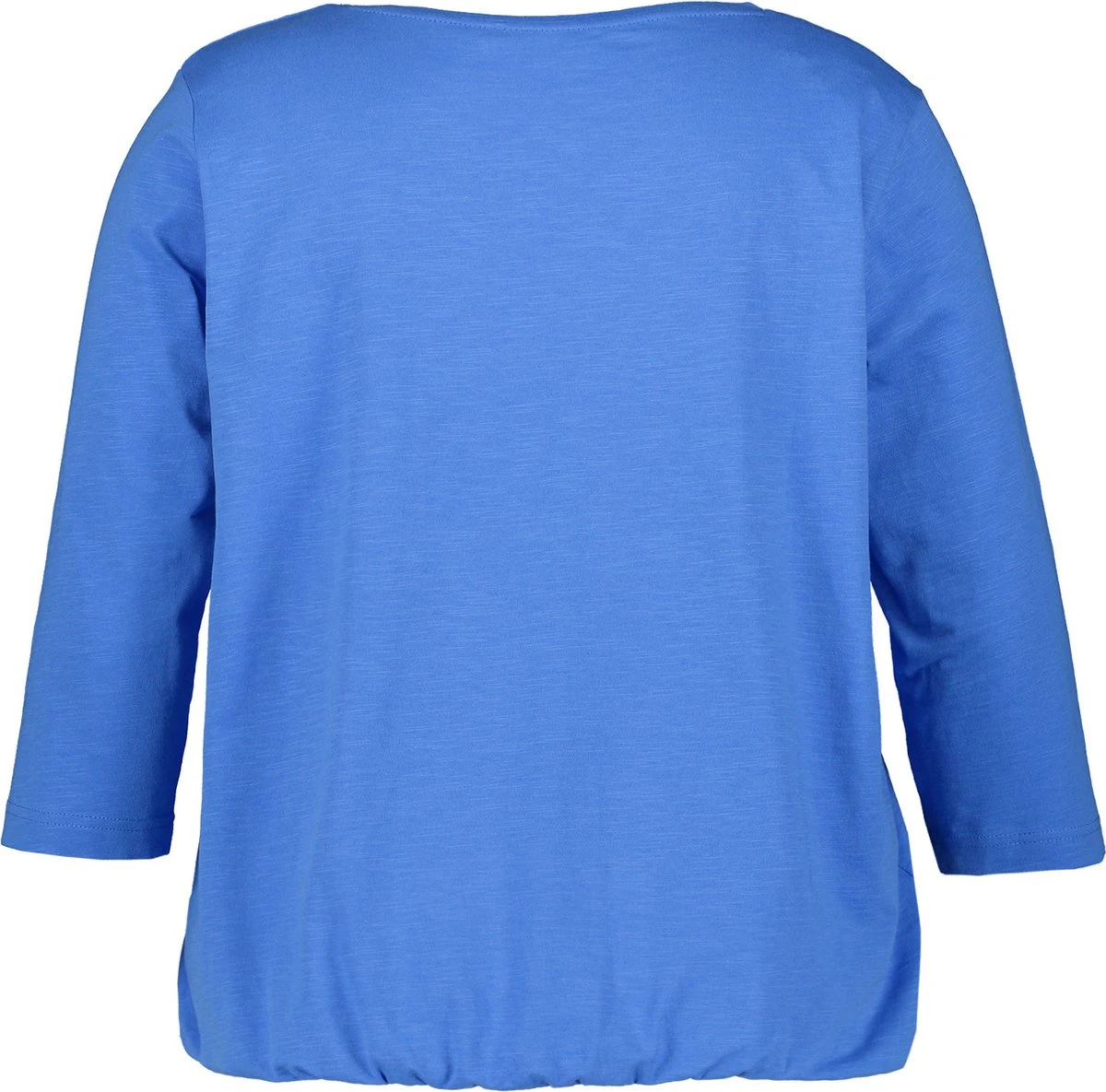 SAMOON Dames Shirt Met 3/4-mouwen Blue Bonnet Gemustert-56 5 SAMOON Dames Shirt Met 3/4-mouwen Blue Bonnet Gemustert-56 - Afbeelding 3