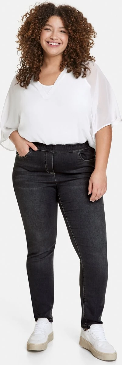 SAMOON Dames Jegging Lucy Black Denim-50 4 SAMOON Dames Jegging Lucy Black Denim-50 - Afbeelding 2