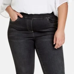 SAMOON Dames Jegging Lucy Black Denim-48 -Pantalonix Verkoopwinkel 401x1200