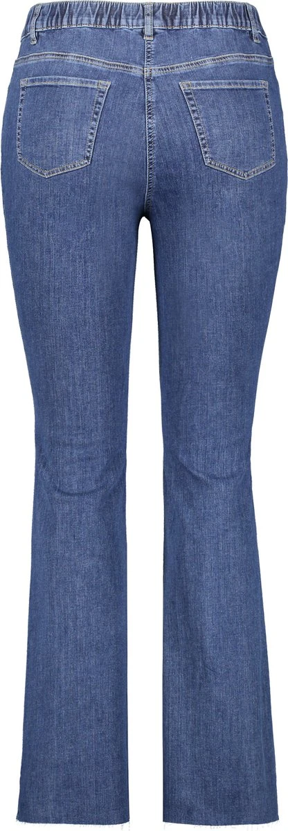 SAMOON Dames 5-pocket-jeans Betty Jeans Dark Blue Denim-46 7 SAMOON Dames 5-pocket-jeans Betty Jeans Dark Blue Denim-46 - Afbeelding 5