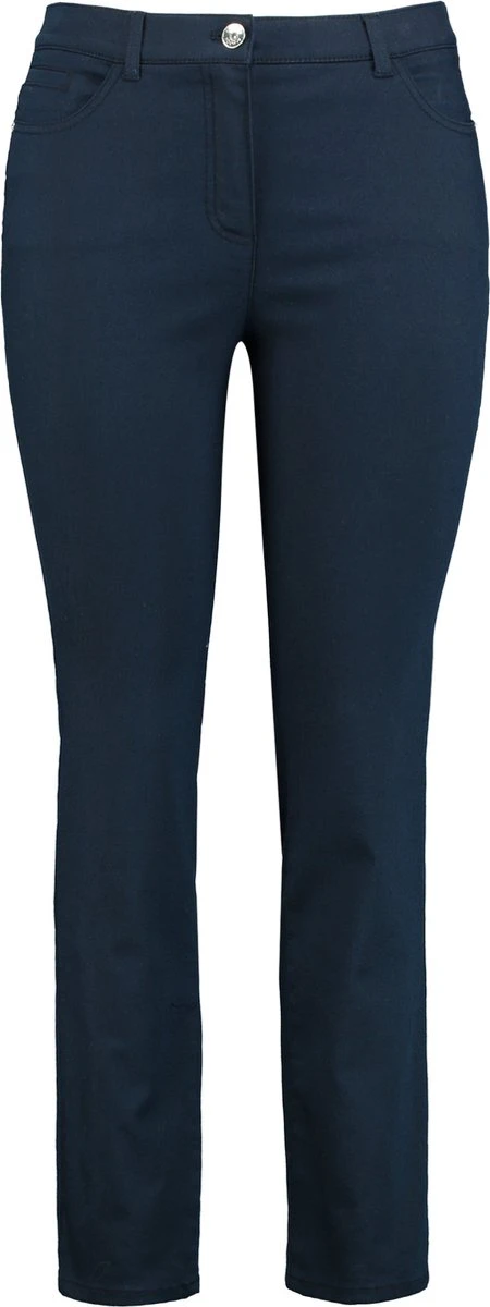SAMOON Dames Stretchbroek Betty Navy-50 6 SAMOON Dames Stretchbroek Betty Navy-50 - Afbeelding 4