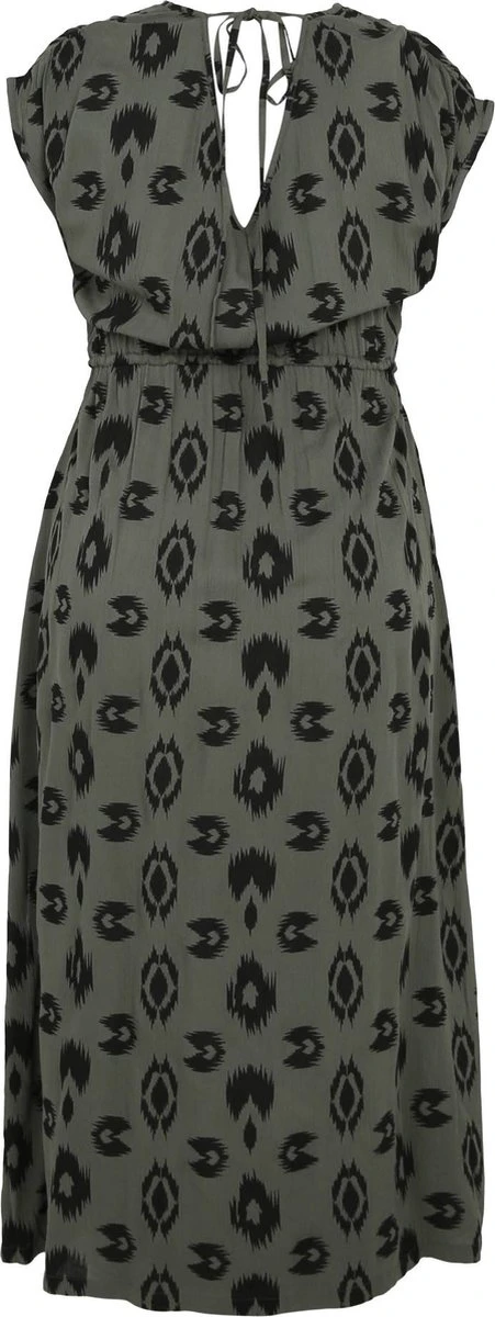 Paprika Lange Jurk In Viscose Met Etnische Print 4 Paprika Lange Jurk In Viscose Met Etnische Print - Afbeelding 2