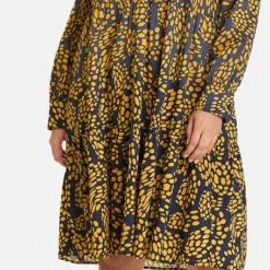 SAMOON Dames Jurk Met A-lijn Mood Blue Gemustert-46 12 SAMOON Dames Jurk Met A-lijn Mood Blue Gemustert-46 -Pantalonix Verkoopwinkel 456x1200 1