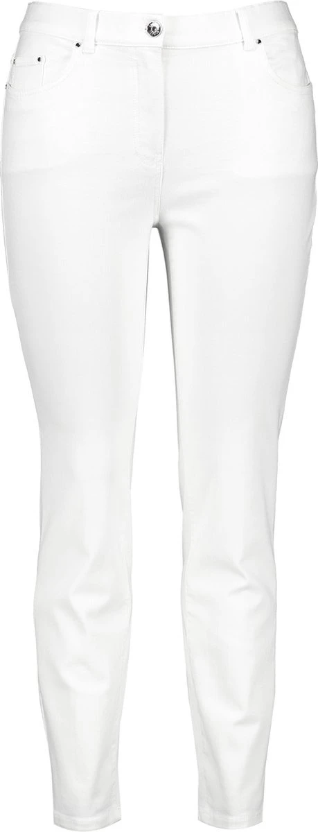 SAMOON Dames 5-pocket-jeans Betty Jeans White-42 5 SAMOON Dames 5-pocket-jeans Betty Jeans White-42 - Afbeelding 3