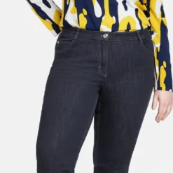 SAMOON Dames 7/8-jeans Sandy Raw Blue Denim-50 -Pantalonix Verkoopwinkel 464x1200 1