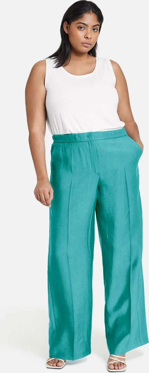 SAMOON Dames Broek Carlotta Dark Atmosphere-50 5 SAMOON Dames Broek Carlotta Dark Atmosphere-50 - Afbeelding 3