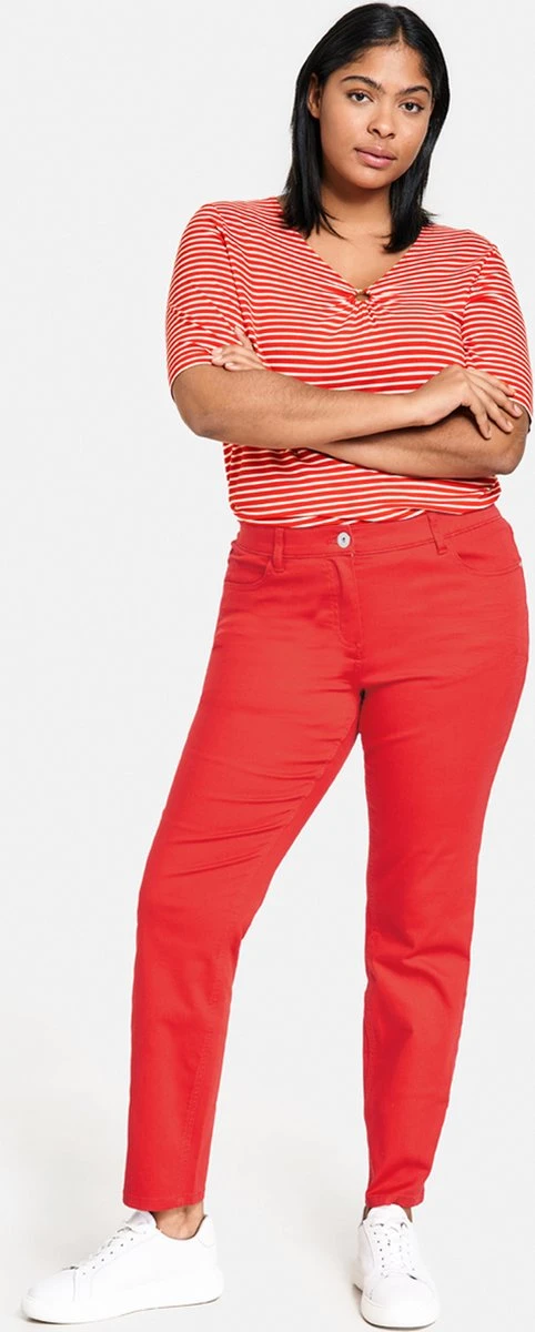SAMOON Dames Broek Power Red-44 8 SAMOON Dames Broek Power Red-44 - Afbeelding 6