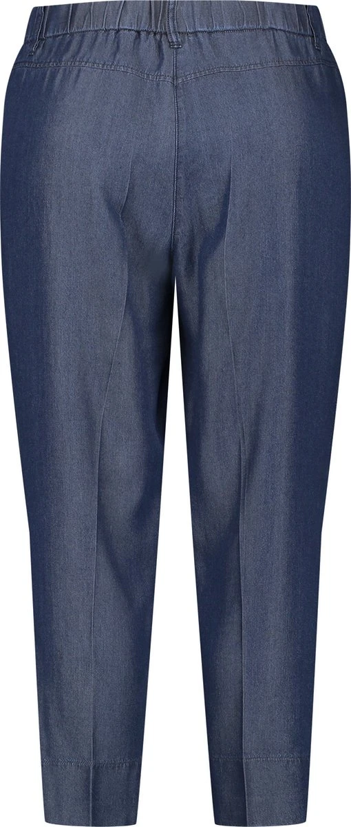 SAMOON Dames 7/8-broek Greta Dark Blue Denim-50 4 SAMOON Dames 7/8-broek Greta Dark Blue Denim-50 - Afbeelding 2