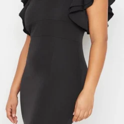 Trendyol Vrouwen Gepofte/ruche Mouw V-hals Bodycon Plus Size Jurk 19 Trendyol Vrouwen Gepofte/ruche Mouw V-hals Bodycon Plus Size Jurk -Pantalonix Verkoopwinkel 513x1200