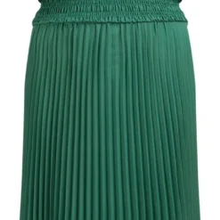 WE Fashion Dames Plissé Jurk - Curve