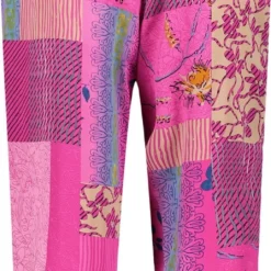 SAMOON Dames 3/4-broek Lotta Light Magenta Gemustert-50 5 SAMOON Dames 3/4-broek Lotta Light Magenta Gemustert-50 -Pantalonix Verkoopwinkel 517x1200