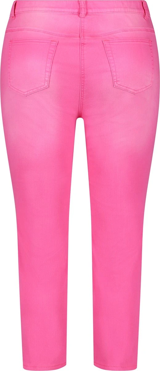 SAMOON Dames 7/8-jeans Betty Jeans Light Magenta-46 6 SAMOON Dames 7/8-jeans Betty Jeans Light Magenta-46 - Afbeelding 4