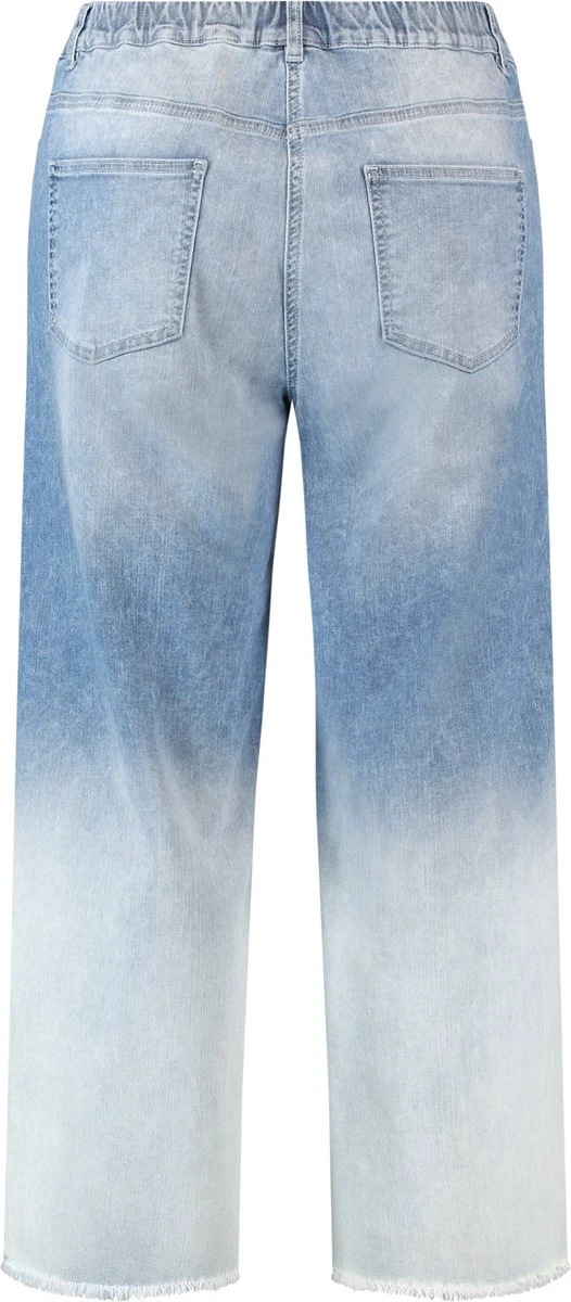 SAMOON Dames 3/4-jeans Lotta Bleached Blue Denim-54 7 SAMOON Dames 3/4-jeans Lotta Bleached Blue Denim-54 - Afbeelding 5
