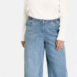 SAMOON Dames Jeans Lotta Blue Denim-50 10 SAMOON Dames Jeans Lotta Blue Denim-50 -Pantalonix Verkoopwinkel 556x1200 5