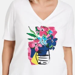 SAMOON Dames T-shirt White Gemustert.-50 11 SAMOON Dames T-shirt White Gemustert.-50 -Pantalonix Verkoopwinkel 568x1200 1