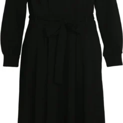 Promiss Halflange, Effen Uitlopende Jurk -Pantalonix Verkoopwinkel 573x1200