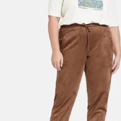 SAMOON Dames Jogger Mia Mocca Brown-52 -Pantalonix Verkoopwinkel 584x1200