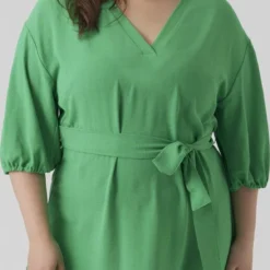 VERO MODA VMPYE 3/4 ABK DRESS WVN BTQ GA CUR Dames Jurk - Maat 54 -Pantalonix Verkoopwinkel 590x1200