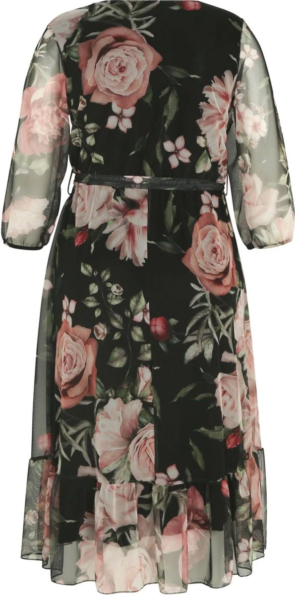 Paprika Lange Wikkeljurk Met Bloemenmotief 9 Paprika Lange Wikkeljurk Met Bloemenmotief - Afbeelding 7