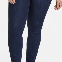 SAMOON Dames 5-pocket-jeans Betty Jeans Raw Blue Denim-52