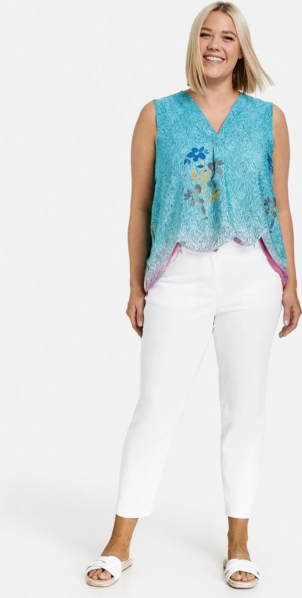 SAMOON Dames 7/8-jeans Betty Jeans White-44 4 SAMOON Dames 7/8-jeans Betty Jeans White-44 - Afbeelding 2