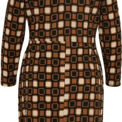 Paprika Korte Jurk In Crêpe Met Grafisch Motief 20 Paprika Korte Jurk In Crêpe Met Grafisch Motief -Pantalonix Verkoopwinkel 649x1200 1