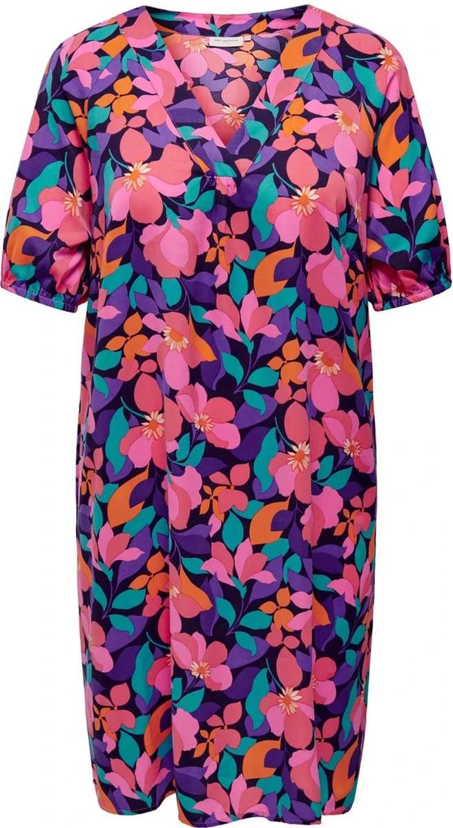 Only Carmakoma Carfinola Jurk Meerkleurig Maat 50 3 Only Carmakoma Carfinola Jurk Meerkleurig Maat 50