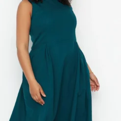 Trendyol Vrouwen Standaard Mouw Ronde Hals A-lijn Plus Size Jurk 22 Trendyol Vrouwen Standaard Mouw Ronde Hals A-lijn Plus Size Jurk -Pantalonix Verkoopwinkel 660x1200