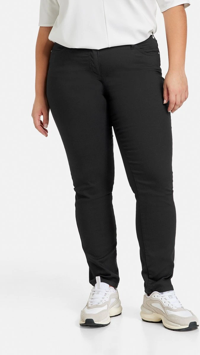 SAMOON Dames Stretchbroek Betty Black-52 7 SAMOON Dames Stretchbroek Betty Black-52 - Afbeelding 5