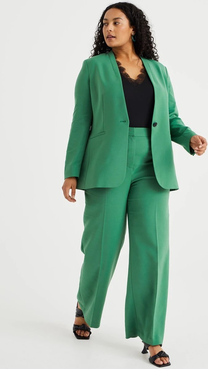 WE Fashion Dames Regular Fit Pantalon - Curve 7 WE Fashion Dames Regular Fit Pantalon - Curve - Afbeelding 5