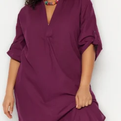 Trendyol Vrouwen Off-shoulder Ronde Hals Verschuiving Grote Maten Jurk 12 Trendyol Vrouwen Off-shoulder Ronde Hals Verschuiving Grote Maten Jurk -Pantalonix Verkoopwinkel 680x1200 1