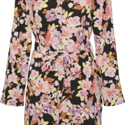 VERO MODA VMLUCIA LS ABK SHIRT DRESS WVN CUR Dames Jurk - Maat 42