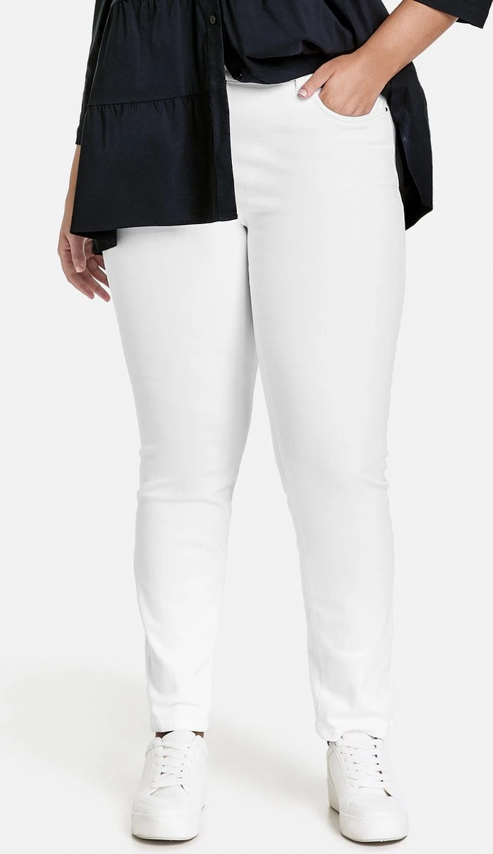 SAMOON Dames 5-pocket-jeans Betty Jeans White-42 3 SAMOON Dames 5-pocket-jeans Betty Jeans White-42